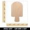 Popsicle Pop Unfinished Craft Wood Holiday Christmas Tree DIY Pre-Drilled Ornament